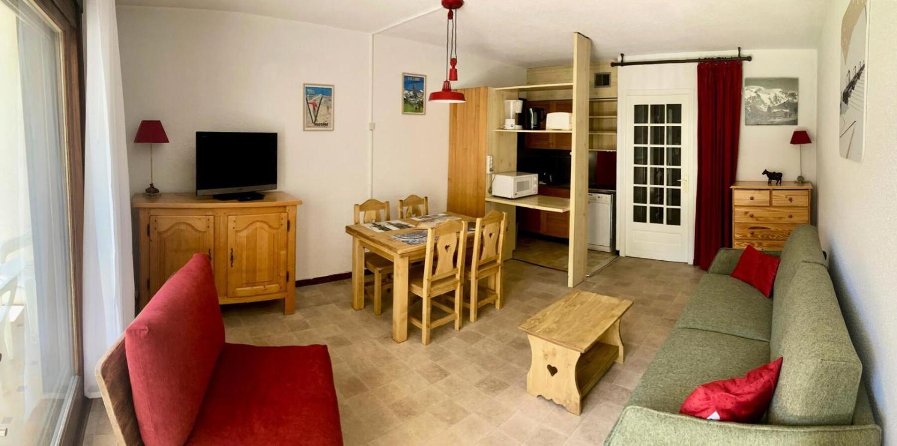 Residence Le Praz - Studio Cabine 4 Personnes 2 Expose Sud Mae-8764 Valloire Eksteriør billede