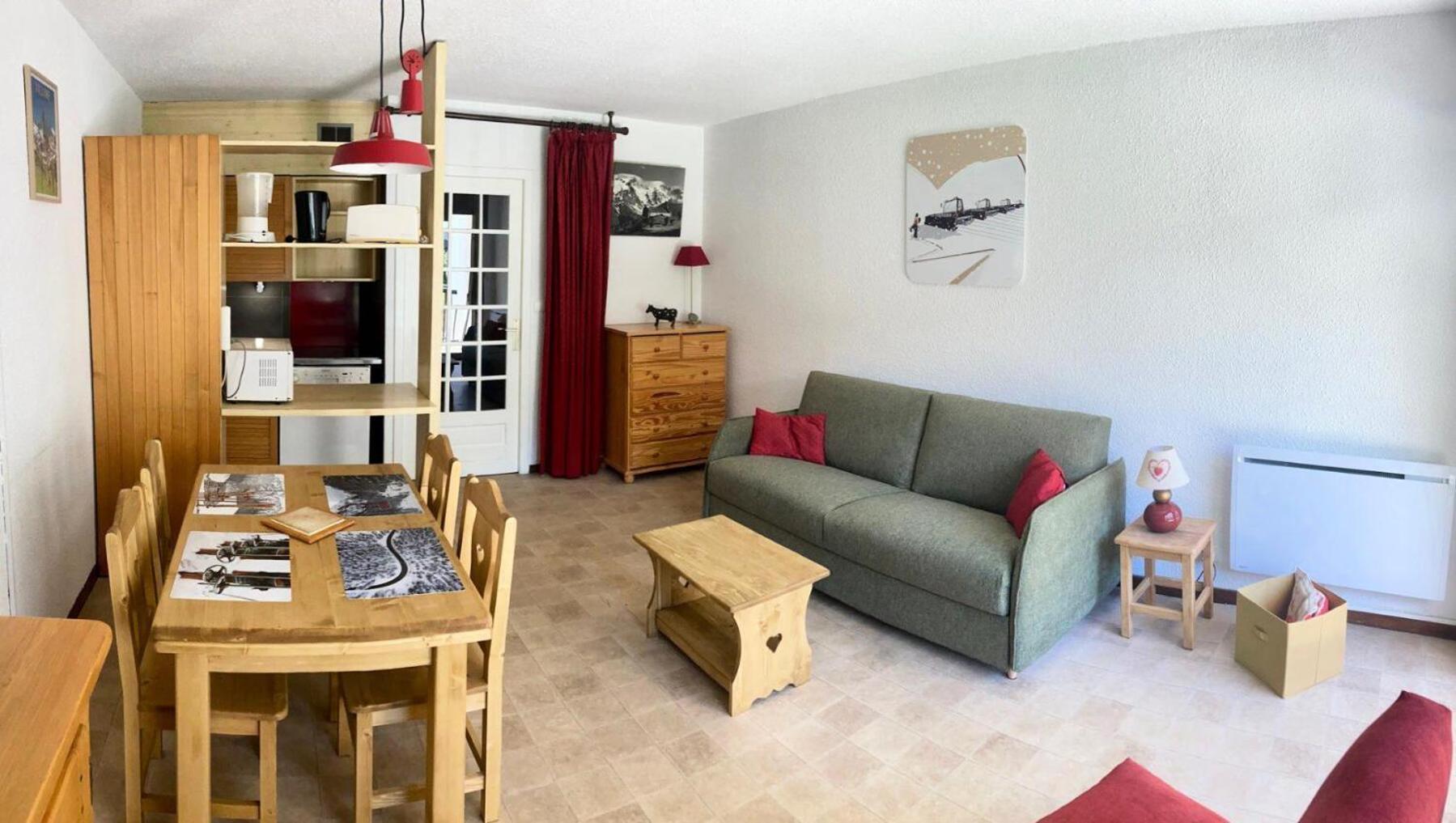 Residence Le Praz - Studio Cabine 4 Personnes 2 Expose Sud Mae-8764 Valloire Eksteriør billede